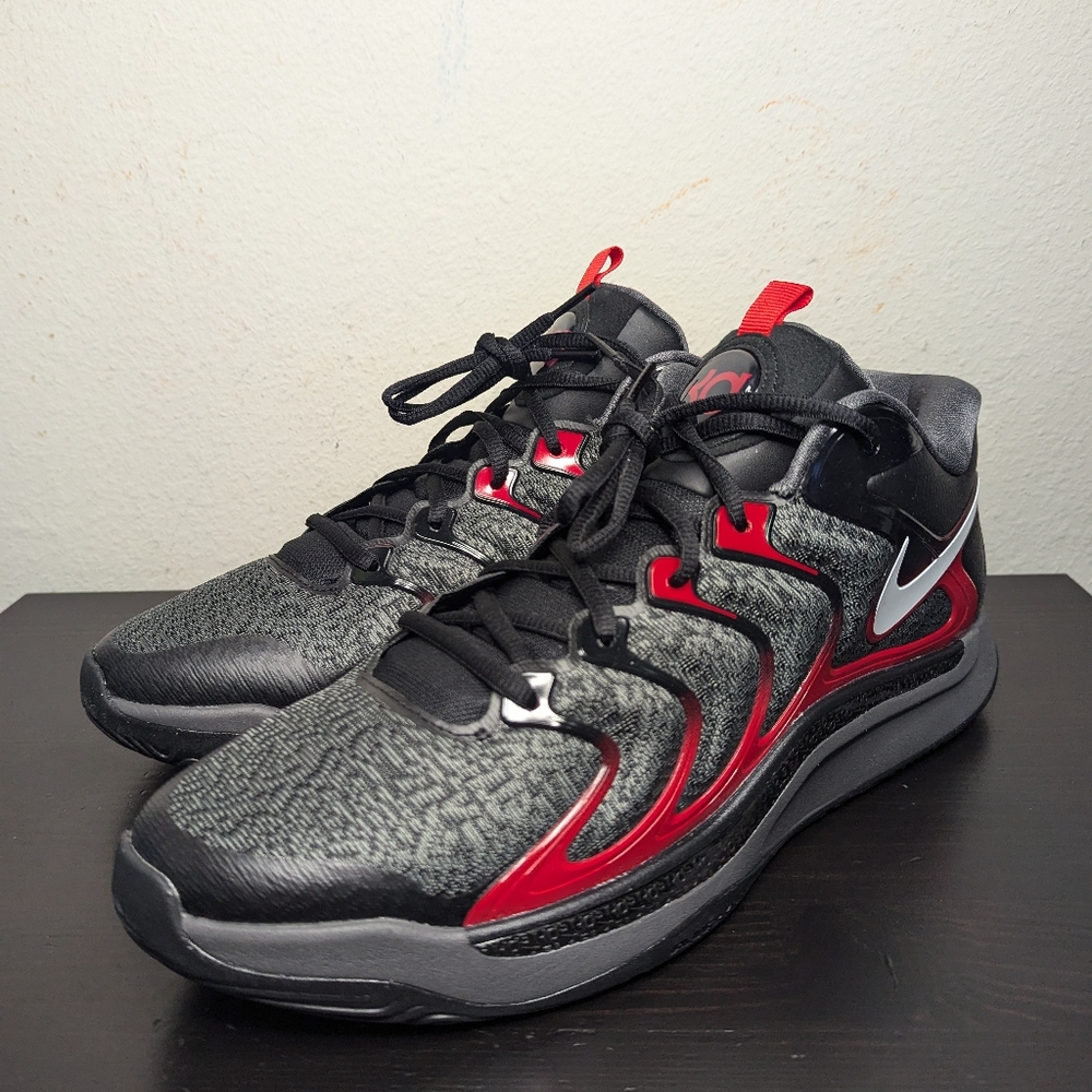 Nike KD 17 Black Iron Grey University Red White FJ9487-001 Men’s Sizes